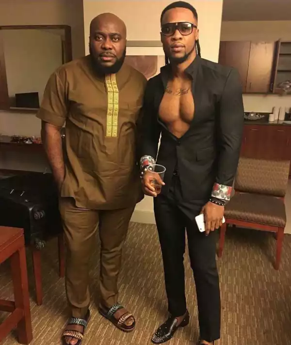 See The Ripped-Chest Outfit Flavour Stepped Out In